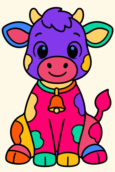 Baby Calf coloring page