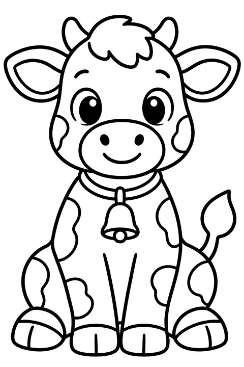 Baby Calf coloring page